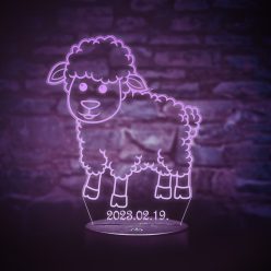 Bárányos 7 színű 3D LED lámpa