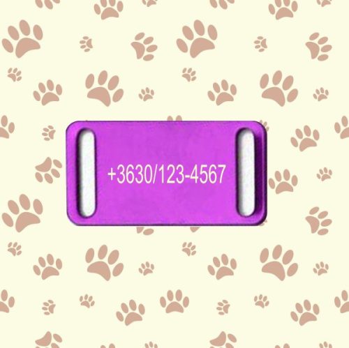 Nyakörvre tehető biléta (Név vagy telefonszám)