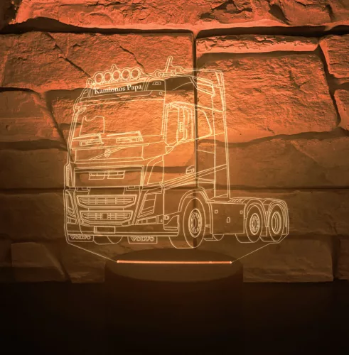 Volvo FH vontató kamion 3D hatású led lámpa