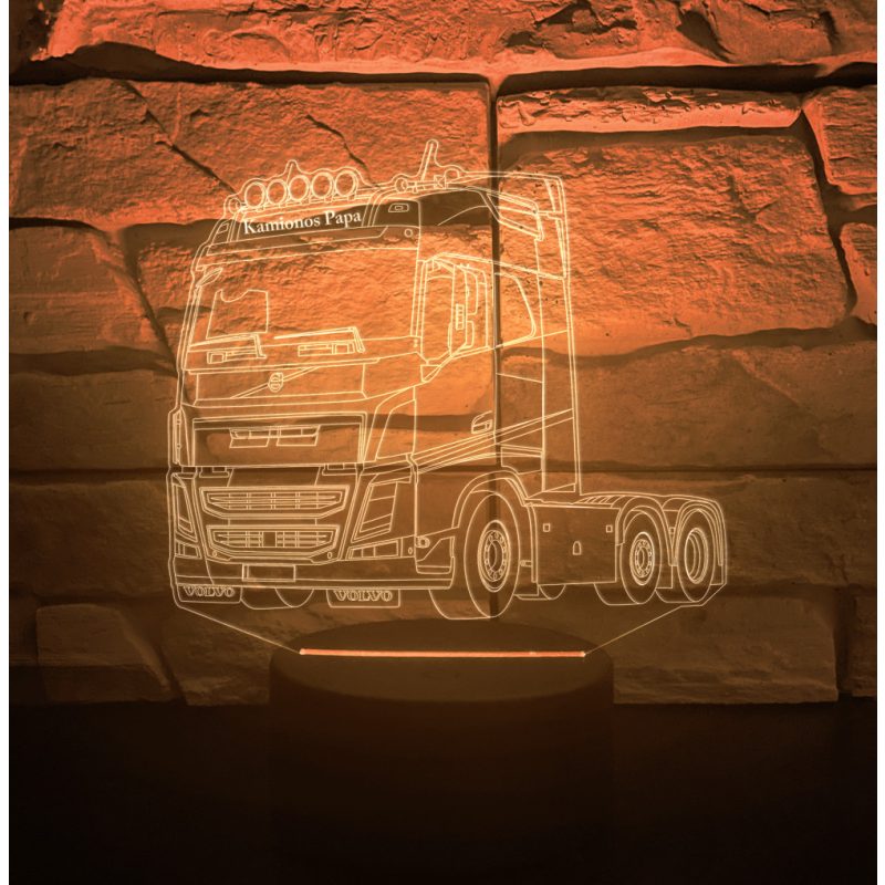 Volvo FH vontató kamion 3D hatású led lámpa