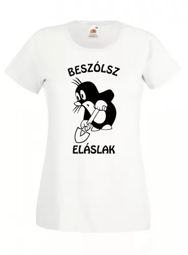 Beszólsz eláslak női világos pólóra