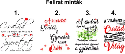 Család ahol az élet kezdődik bögre Kisfiú-Babalány