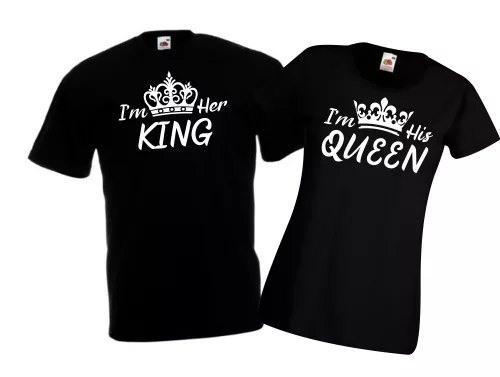 I'm King & Queen páros póló