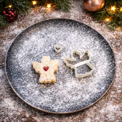 Angyalka alakú linzer süti kinyomó forma