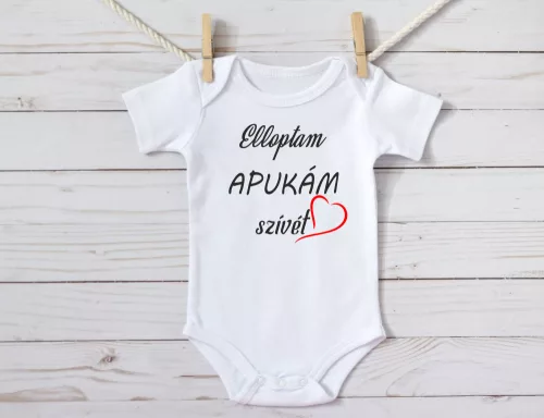 Elloptam apukám szívét baby body 