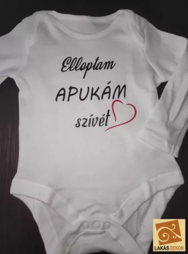 Elloptam apukám szívét baby body 