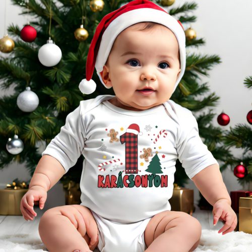 Első karácsonyom baba body