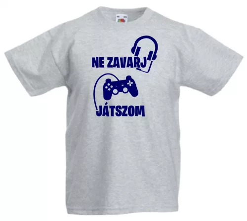 Ne zavarj, játszom gyerek póló
