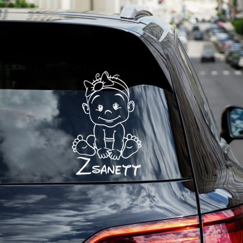Baby kislány autósmatrica (5.változat)
