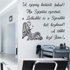 A szépség belülről fakad – Inspiráló falmatrica otthonra (2. változat)