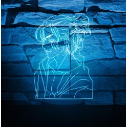 Attack on Titan 7 színű 3D LED lámpa