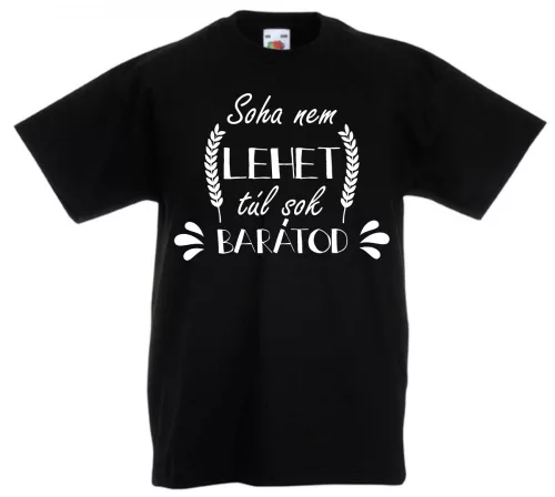 Soha nem lehet túl sok barátod