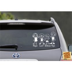 Anya Nagyfiú Fiú Apa autósmatrica