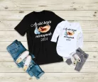Apa-Fia Első közös névnapunk póló-body szett hosszú 
