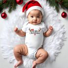 My first christmas rövid ujjú baba body