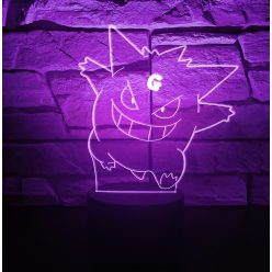 Pokémon 7 színű 3D LED lámpa