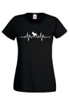 Francia bulldog EKG női póló