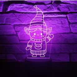 Manóka 3D hatású karácsonyi Led lámpa