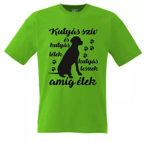 Kutyás szív, kutyás lélek, Vizsla férfi póló