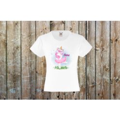 Balerinás unicornis gyerek póló