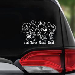 Kisfiú Lány Nagyfiú Fiú autósmatrica