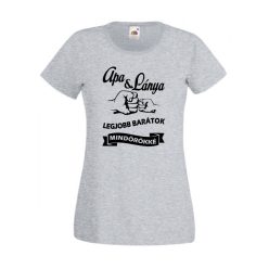 Apa lánya legjobb barátok mindörökké női póló
