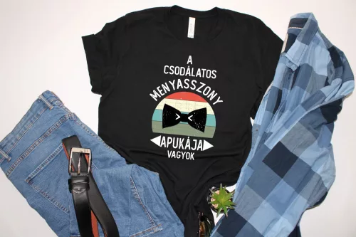 A csodálatos menyasszony apukája vagyok férfi póló