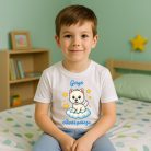 Alvós Fiú Póló Névvel – 18 Választható Cuki Kutyus Karakterrel