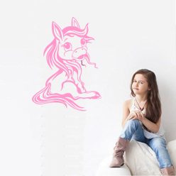 Póni 6 gyerekszoba falmatrica