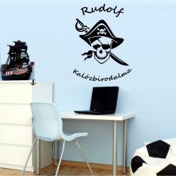 Fiús szoba 4 kalóz falmatrica