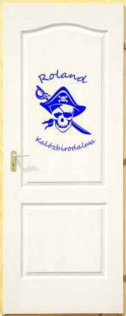 Fiús szoba 4 kalóz falmatrica