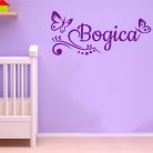 Lányos szoba 4 pillangós falmatrica