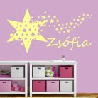 Lányos szoba 5 csillagos falmatrica