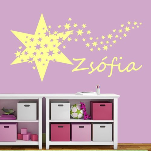 Lányos szoba 5 csillagos falmatrica