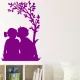 Kisfiú & kislány gyerekszoba falmatrica