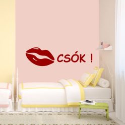 Csók falmatrica