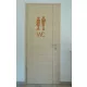 Wc dekoráció 6 vicces ajtó matrica