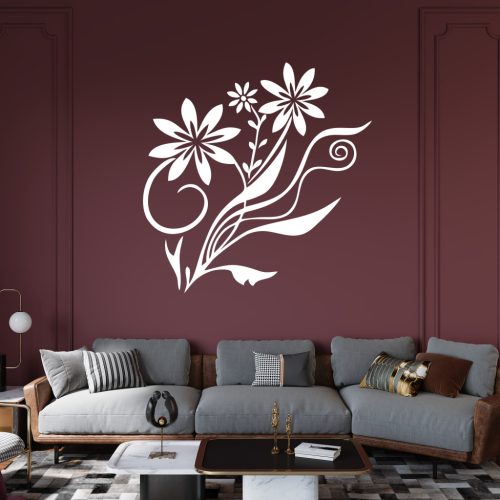 Virágos falmatrica – Modern elegancia és varázslatos hangulat otthonod falain