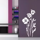 Modern virág falmatrica – Elegáns dekoráció otthonod falára