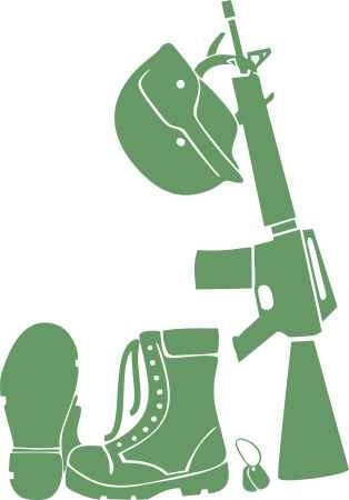 Fegyver 3 falmatrica