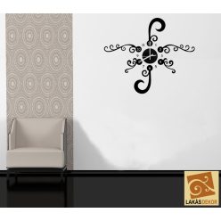 Óra 10 falmatricás óra