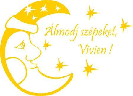 Hold gyerekszoba falmatrica