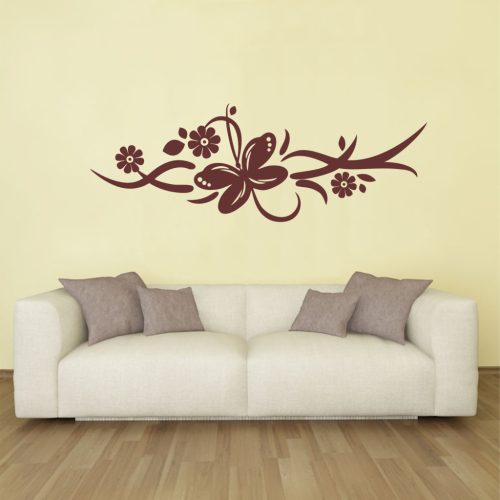 Kecses virág falmatrica – Elegáns faldekoráció nappaliba vagy hálószobába