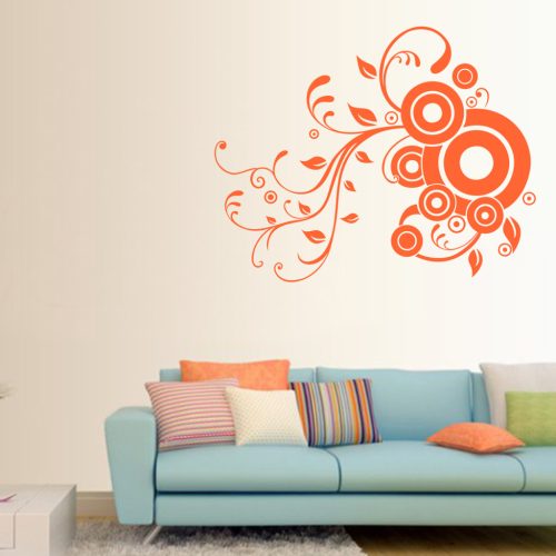 Modern Körök és Indák – Absztrakt Prémium Falmatrica Nappaliba