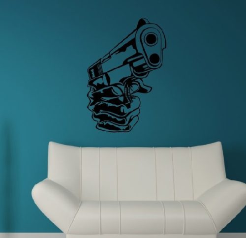 Pisztoly, Fegyver 2 falmatrica