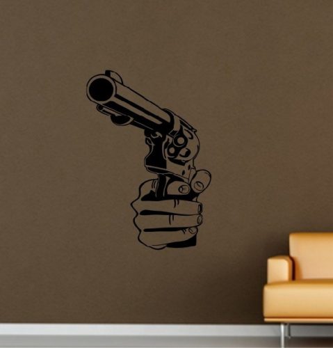 Pisztoly, Fegyver 5 falmatrica