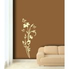 Virág és pillangó falmatrica – Romantikus és természetes faldekoráció