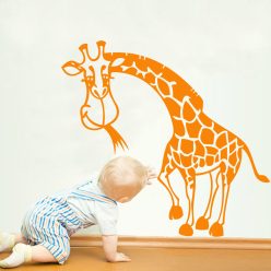 Zsiráf gyerekszoba falmatrica 2