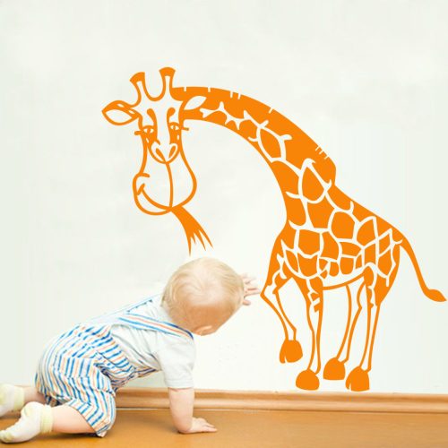 Zsiráf gyerekszoba falmatrica 2