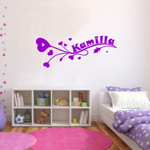 Lányos szoba 8 szíves falmatrica